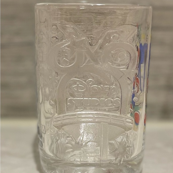 Walt Disney World 2000 McDonalds Glass Cup Mickey Mouse Disney Studios - Picture 3 of 5